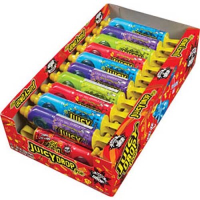 BAZOOKA JUICY DROP CANDY CANDY 24CT/ DISPLAY  ****COMES IN PACK****
